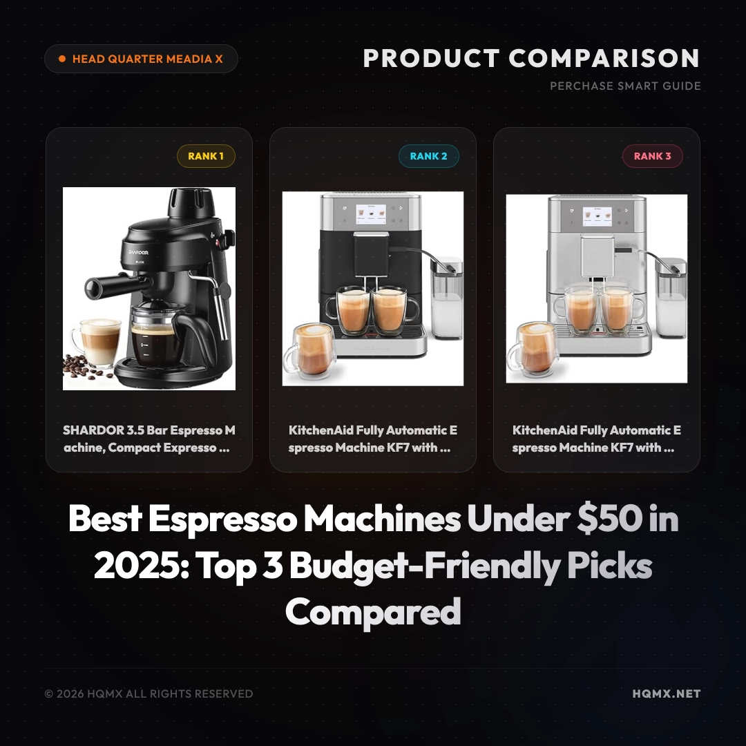 Best Espresso Machines Under $500 in 2026: Top 3 Comparison