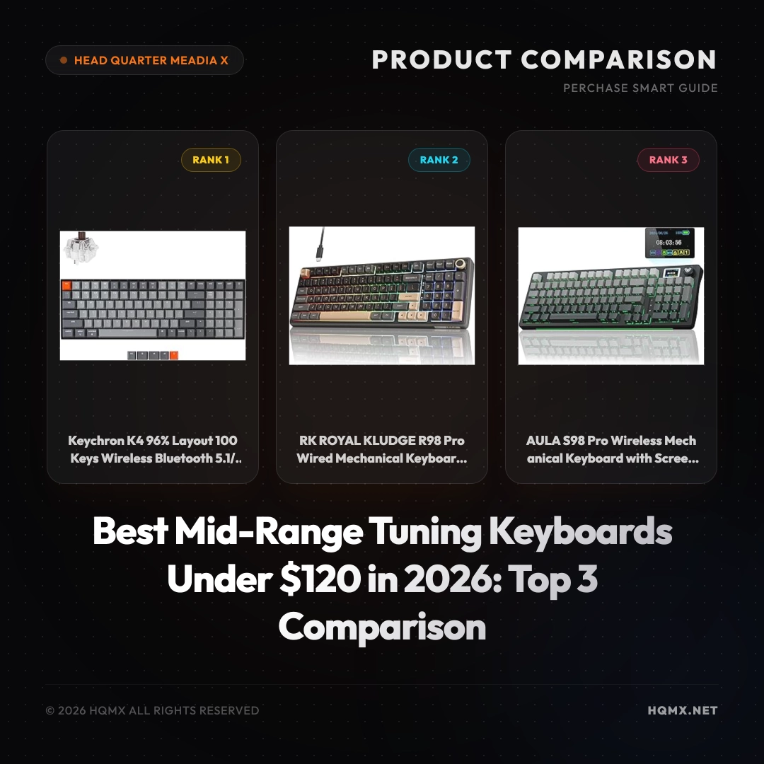 Best Mid-Range Tuning Keyboards Under $120 in 2026: Top 3 Comparison