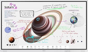 SAMSUNG Pro 75” 4K WMB Interactive Display, SmartView+, Altavoces Incorporados, Wi-Fi y Bluetooth Integrados, Pantalla Duradera, Emparejamiento Universal, LH75WMBWLGCXZA