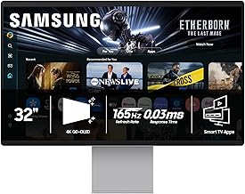 Samsung 32” OLED M9 (M90SF) Smart Monitor with 4K QD-OLED, 165Hz, 0.03ms, Gaming Hub, Samsung Vision AI, 3 Yr Warranty, LS32FM902SNXZA, 2025