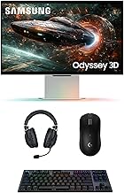 Samsung LS27FG900XNXZA G90XF 27" Odyssey 3D 4K 165Hz Gaming Monitor with PRO-X-2-LIGHTSPEED Headset, G915 Keyboard, and PRO-X-2-SUPERLIGHT Mouse (2026)