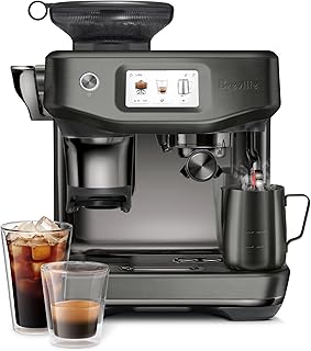 Breville Barista Touch Impress with Cold Extraction Espresso Machine BES881NRE, Metallics, Noir